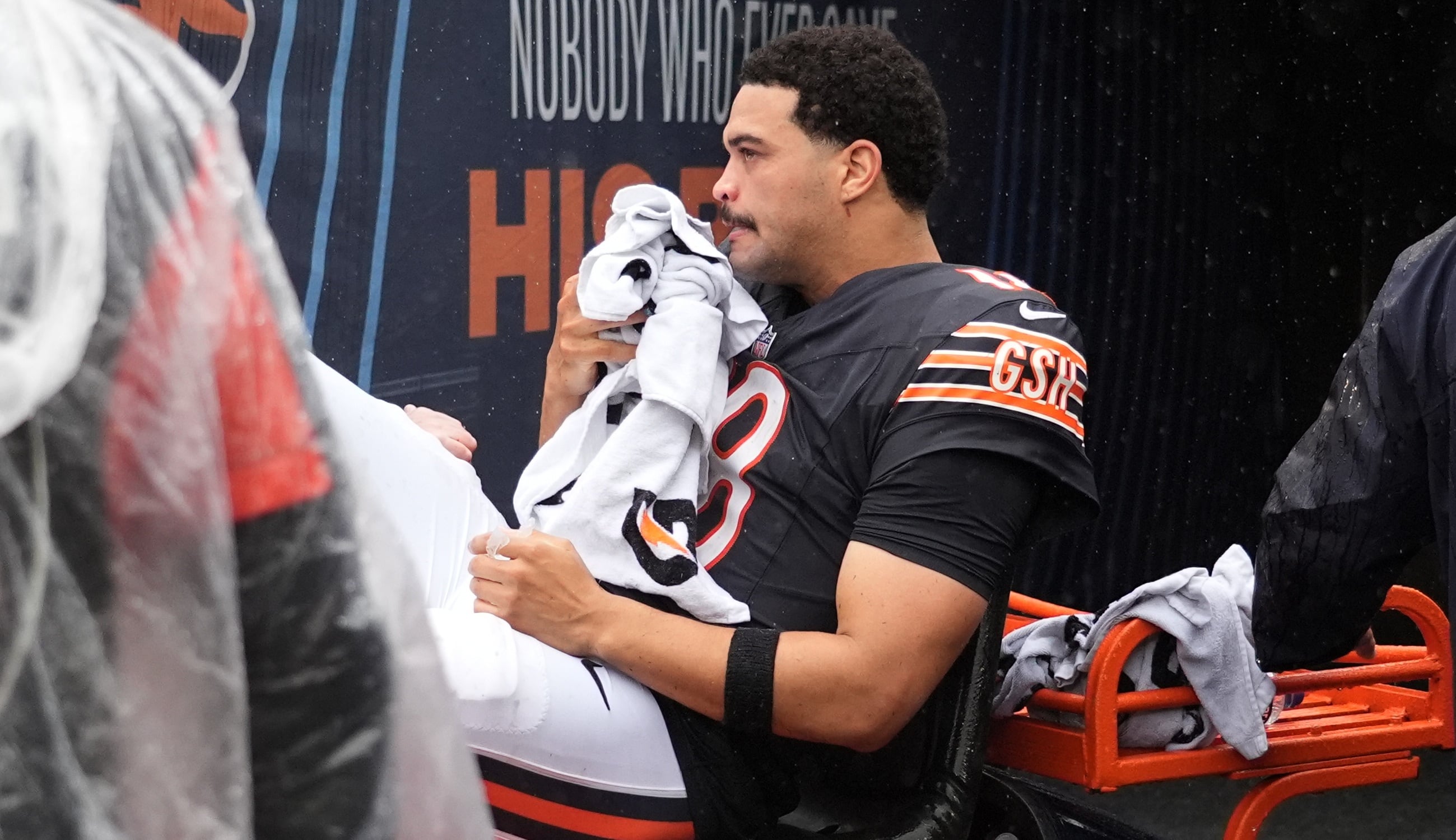Caleb Williams Suffers Hamstring Injury During Sunday Game
