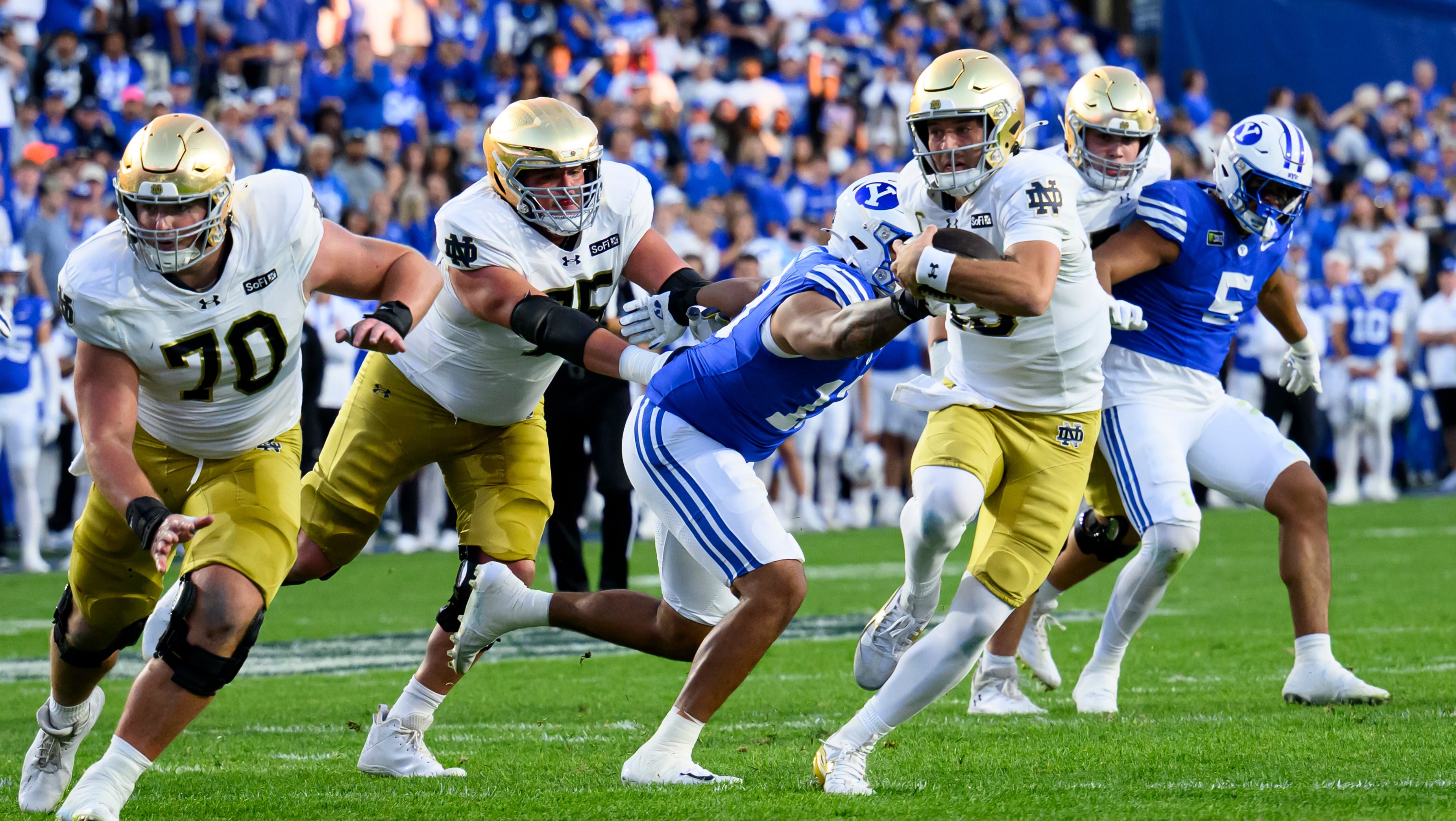 No. 8 BYU Ends No. 2 Notre Dame’s 16-Game Winning Streak