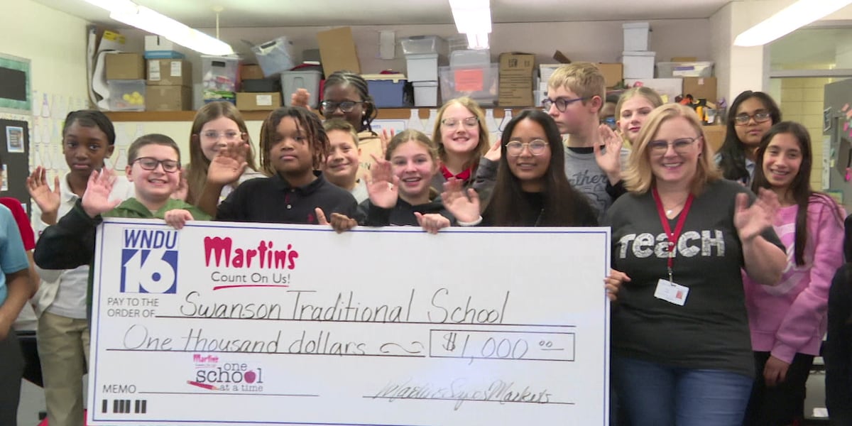 One School at a Time Swanson Traditional School wins Martin’s grant