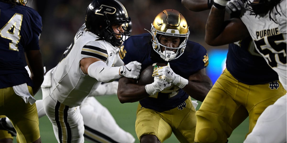 No. 24 Notre Dame defeats Purdue 56-30 for first win of season No. 24 Notre Dame defeats Purdue 56-30 for first win of season