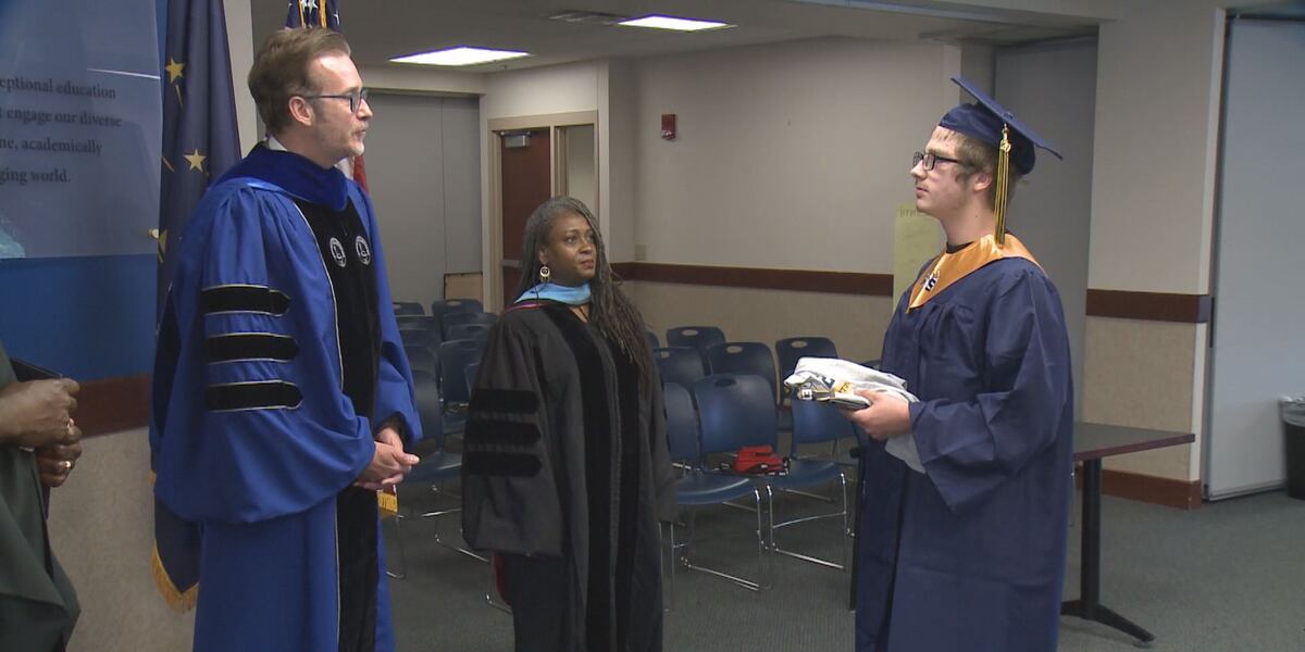 Willian Riley Graduation Riley senior has special graduation before leaving for the military