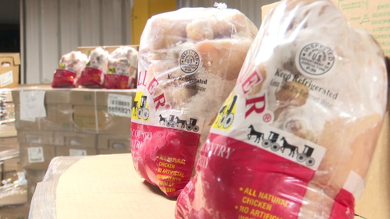 The donation is all thanks to a partnership between Martin's supermarkets and Miller Poultry.