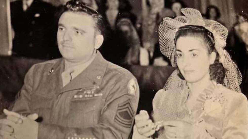 This photo provided by Erin Scott O'Brien shows her grandparents, Charles and Adele Paddock,...