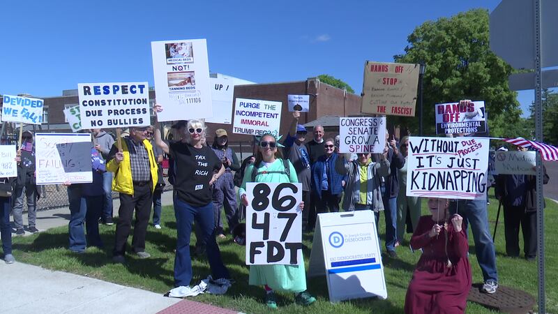 Image from the St. Joseph County Democratic Party Press Conference.