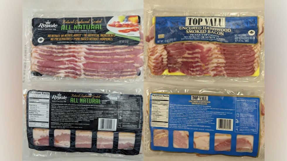 More than 12,000 pounds of smoked bacon from Canada have been recalled due to an import...