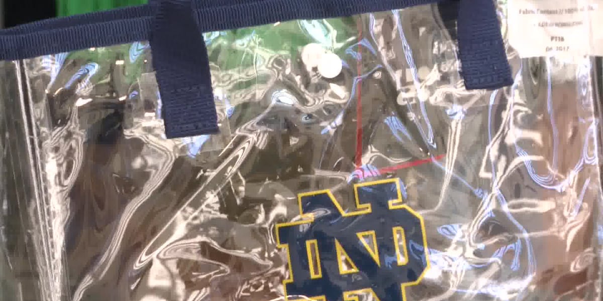 New 'clear bag policy' for Notre Dame football games