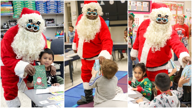 Davis Harris, a custodian in Texas, delivered Christmas gifts to every student at school ahead...