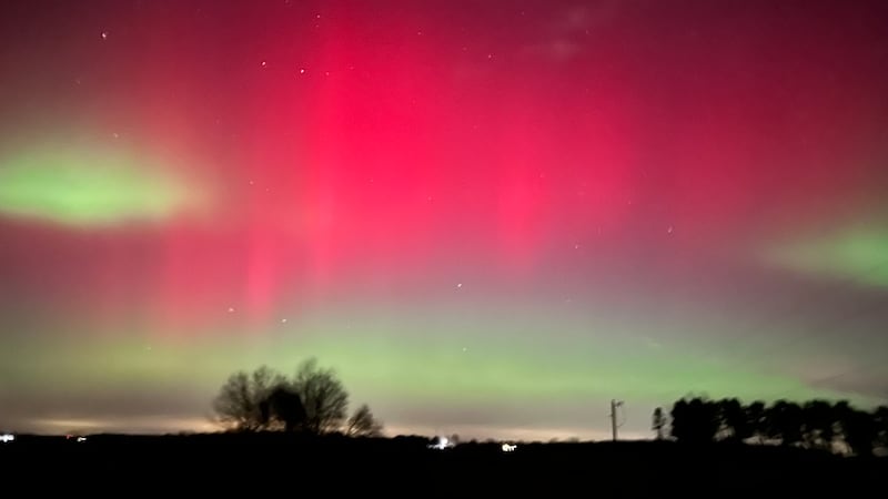 Northern lights in Mentone