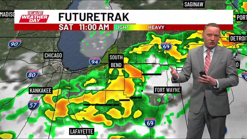 Lightning Threat for Saturday's First Alert Weather Day