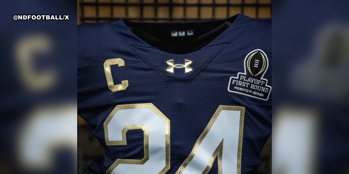 Notre Dame Unveils Uniform For College Football Playoff Matchup Against IU notre-dame-unveils-uniform-for-college-football-playoff-matchup-against-iu