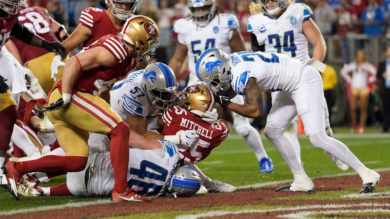 49ers rally from 17 points down, beat Lions 34-31 to advance to Super Bowl