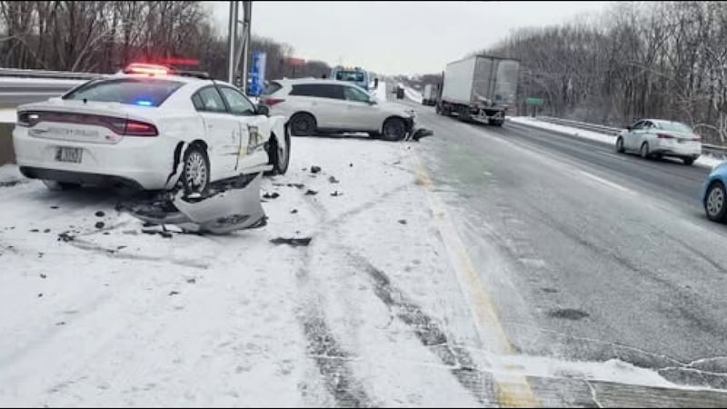 One sergeant says he believes speed has been a factor in crashes involving state troopers...