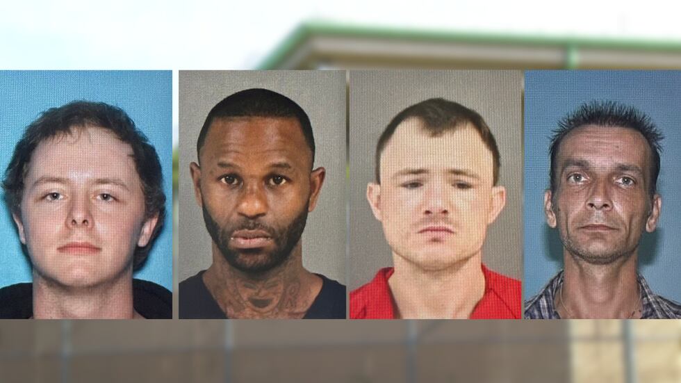 From left to right: Dylan Arrington, Casey Grayson, Corey Harrison, and Jerry Raynes