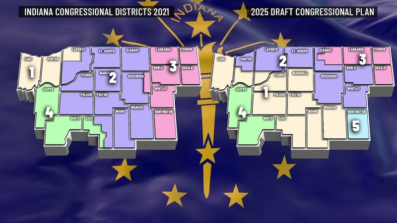 In Warsaw Wednesday, Governor Braun defended republicans renewed effort to redistrict.