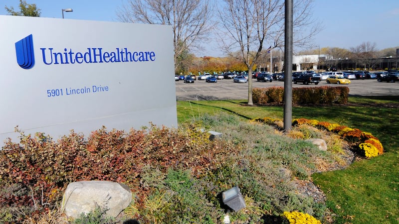 FILE - This Oct. 16, 2012, file photo, shows part of the UnitedHealth Group, Inc. campus in...