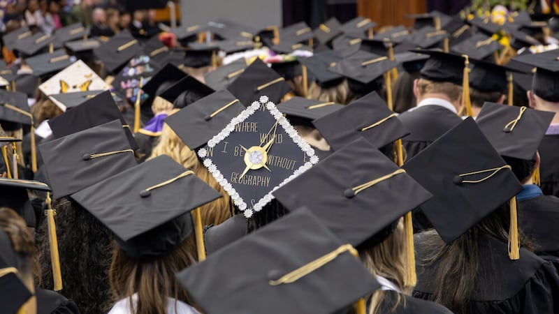 Spring 2025 Commencement Ceremony for for College of Education and Wilson College of Business....