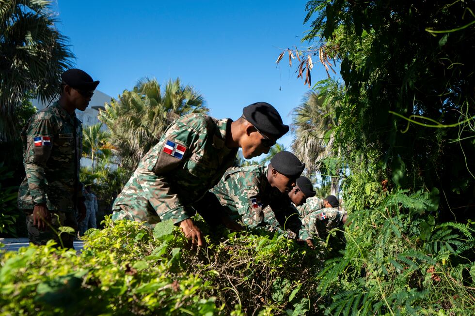 Military personnel search for Sudiksha Konanki, a university student from the U.S. who...