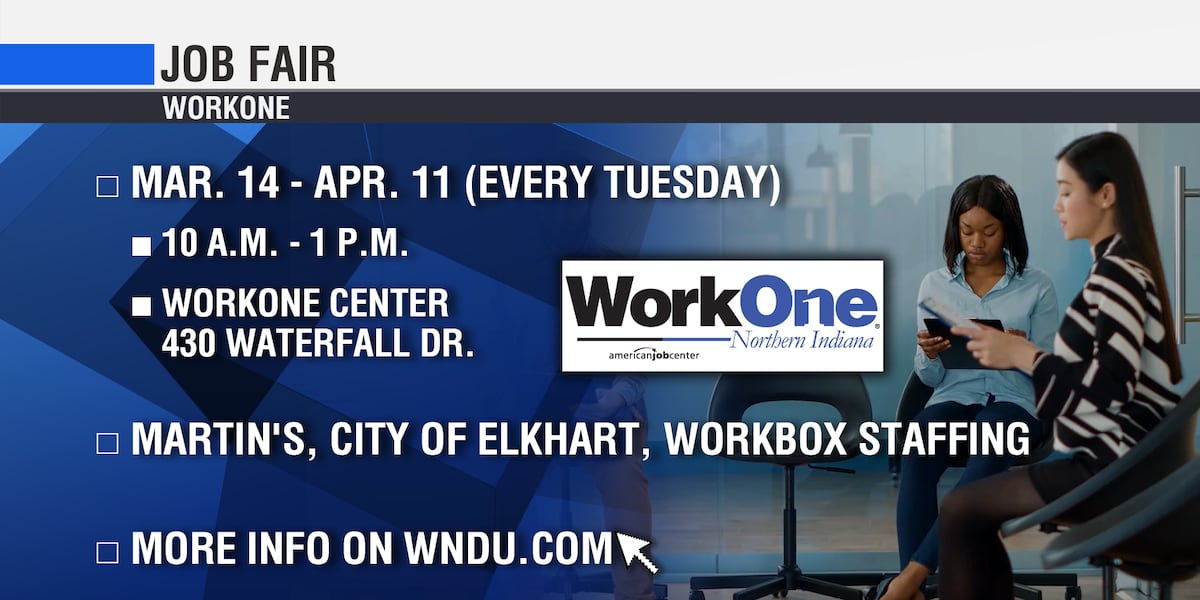 Workone Indiana WorkOne to host weekly in-house job fairs