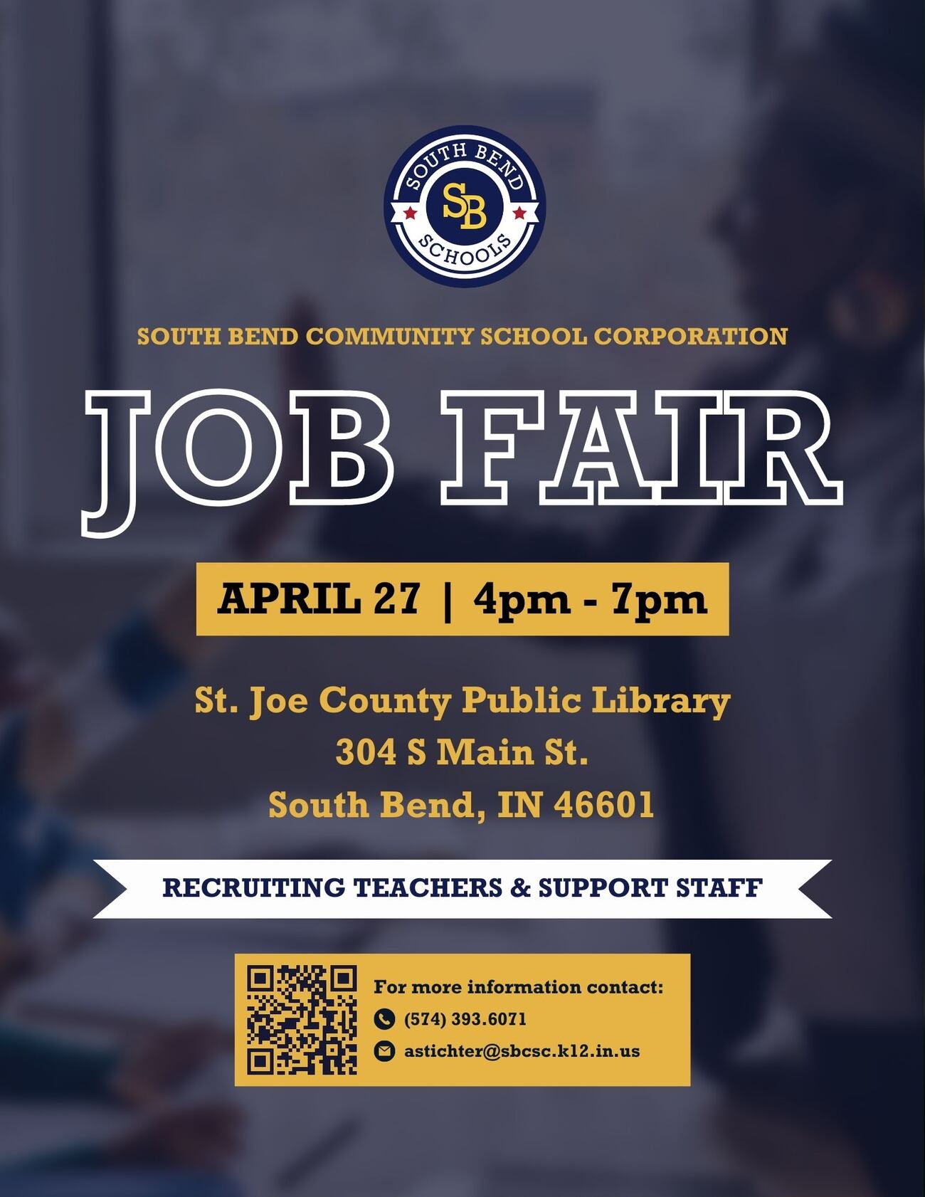 South Bend Community School Corp. to host job fair on Thursday