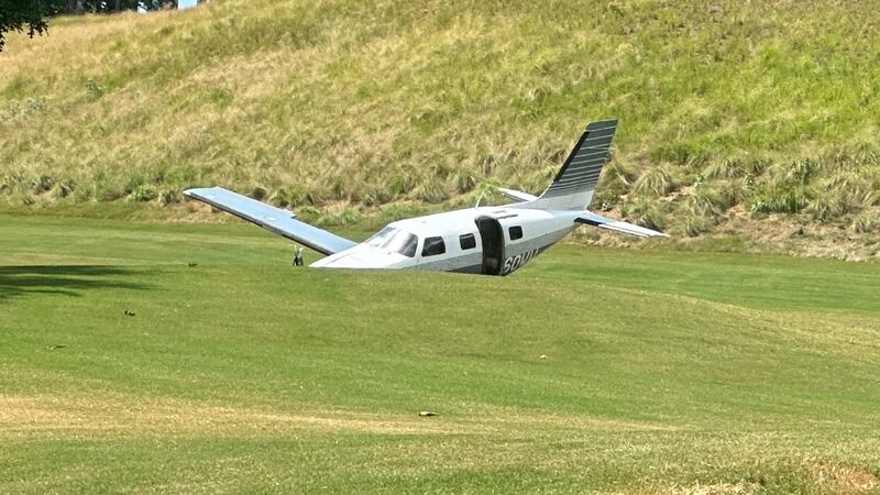 A plane landed on a golf course at the Reserve at Lake Keowee after a mechanical issue.