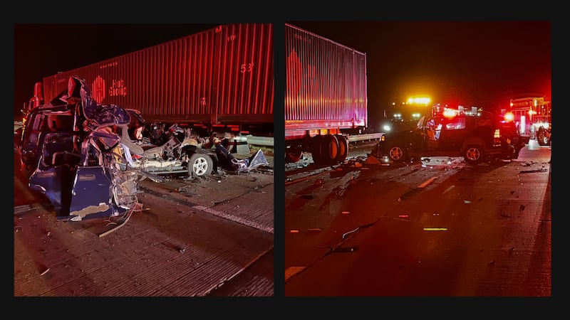The crash happened in the southbound lanes of I-65 near mile marker 257, according to Indiana...