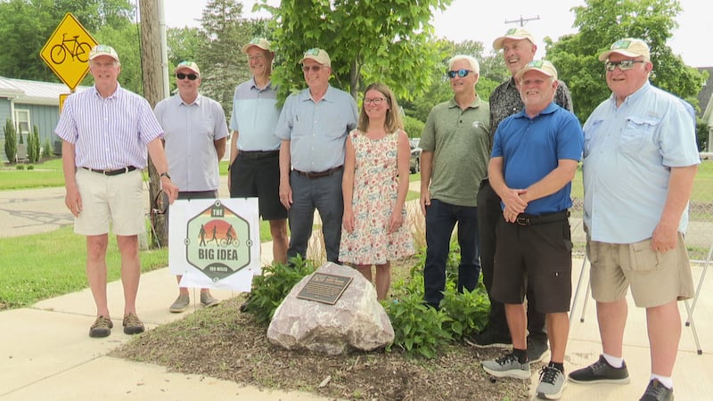 The group honored Gary Wood the founding president of Friends of Berrien County Trails.