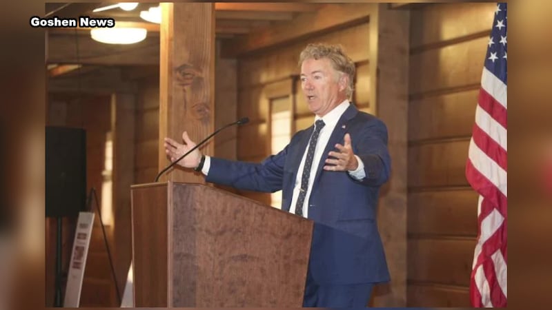 Sen. Rand Paul of Kentucky was the featured keynote speaker at the Elkhart County Republicans'...