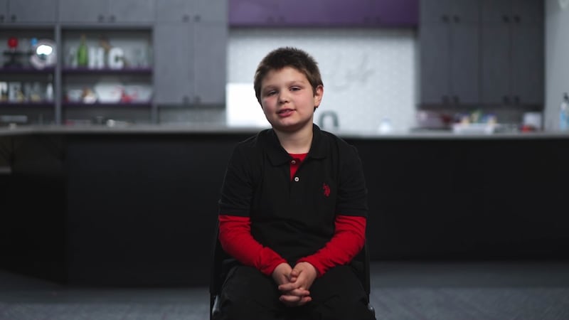 Jordan is a busy child with a lot of energy. He likes to play football and is a fan of climbing.