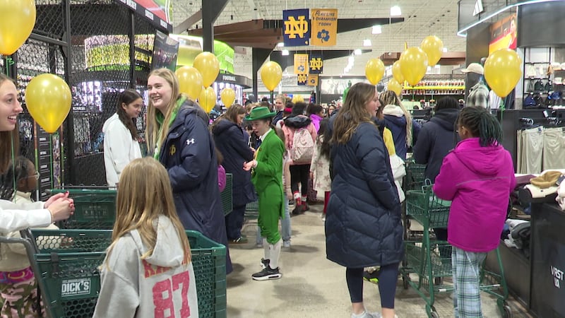 The event kicked off with 15 youngsters each collecting a $200 gift card to the store