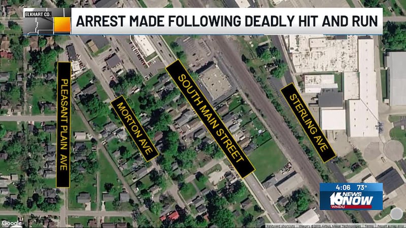 A 20-year-old man was arrested after a deadly hit-and-run crash at South Main Street in Elkhart.