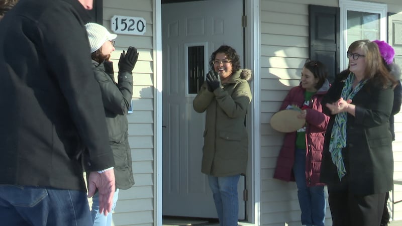 Guzman is in her new home just in time for the Christmas season.