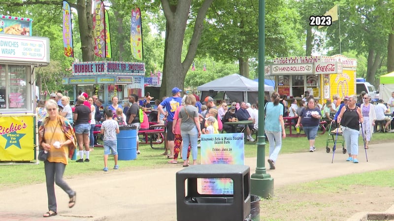 The 'Rhapsody Arts and Music Festival' is back at Island Park this Friday and Saturday!