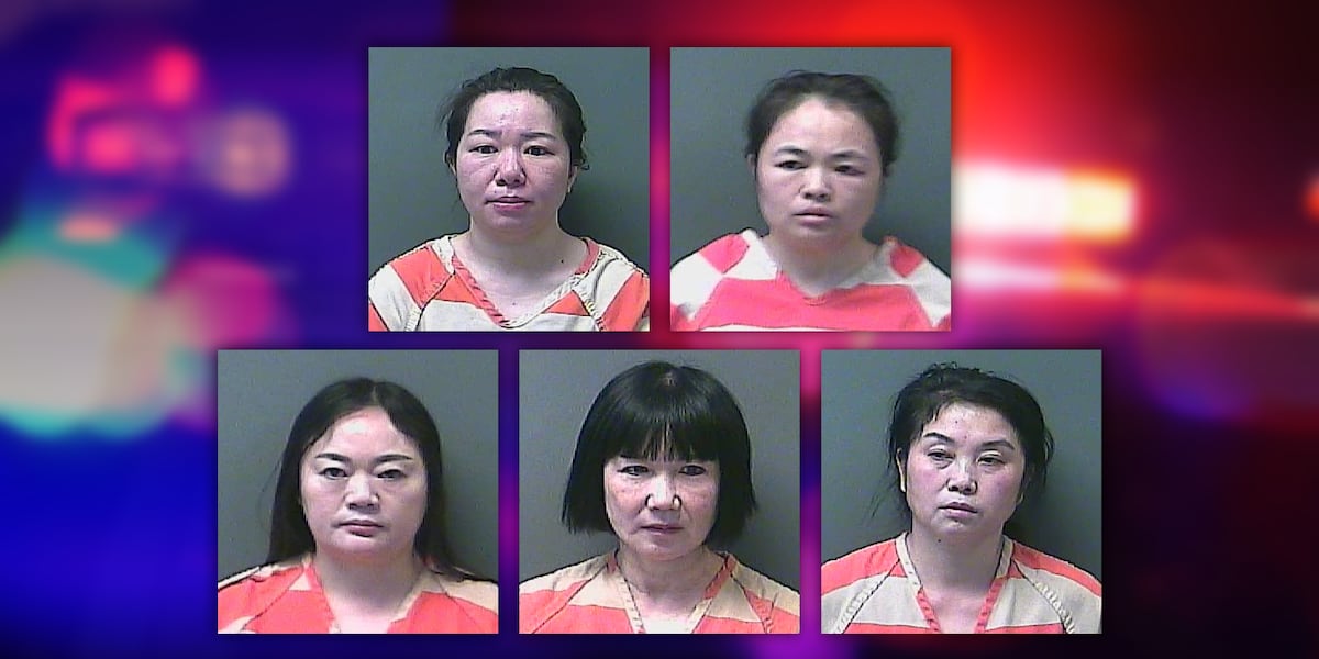 5 women arrested for prostitution at Michigan City massage parlors