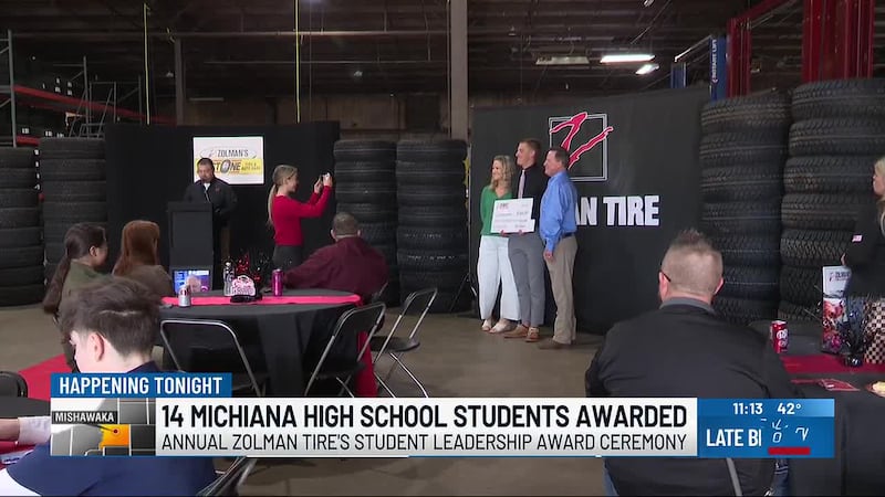 Each student chosen by a panel of judges received a $1,000 scholarship.