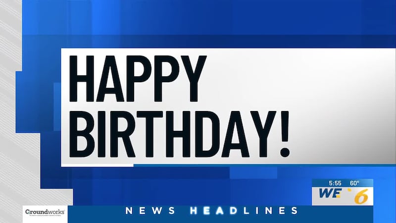 Submit your birthdays and anniversaries at least two weeks in advance.