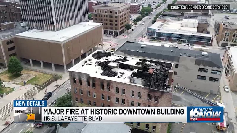 New details on a big fire at a historic South Bend building. Plus, the Cass County Election...