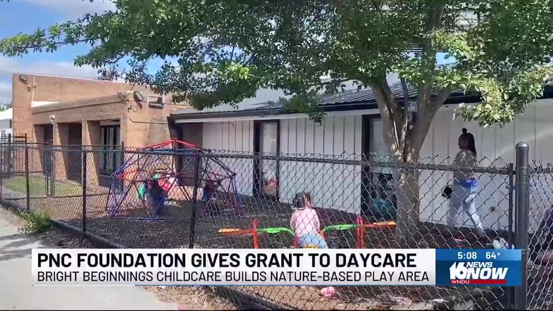 South Bend daycare receives grant for new nature-based play area