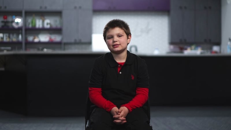 Jordan is a busy child with a lot of energy. He likes to play football and is a fan of climbing.
