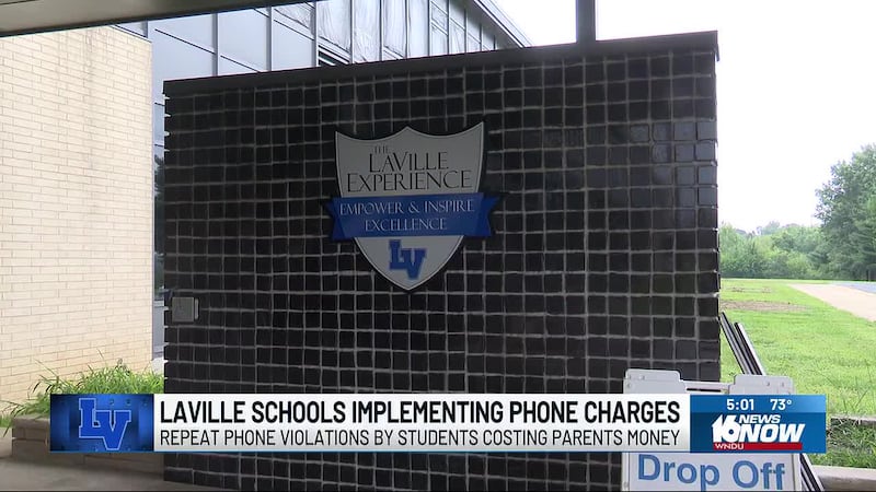New LaVille school policy will fine students for cellphone use