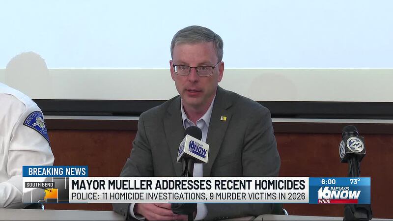 South Bend mayor addresses recent homicides, resists calls to revive Metro Homicide Unit