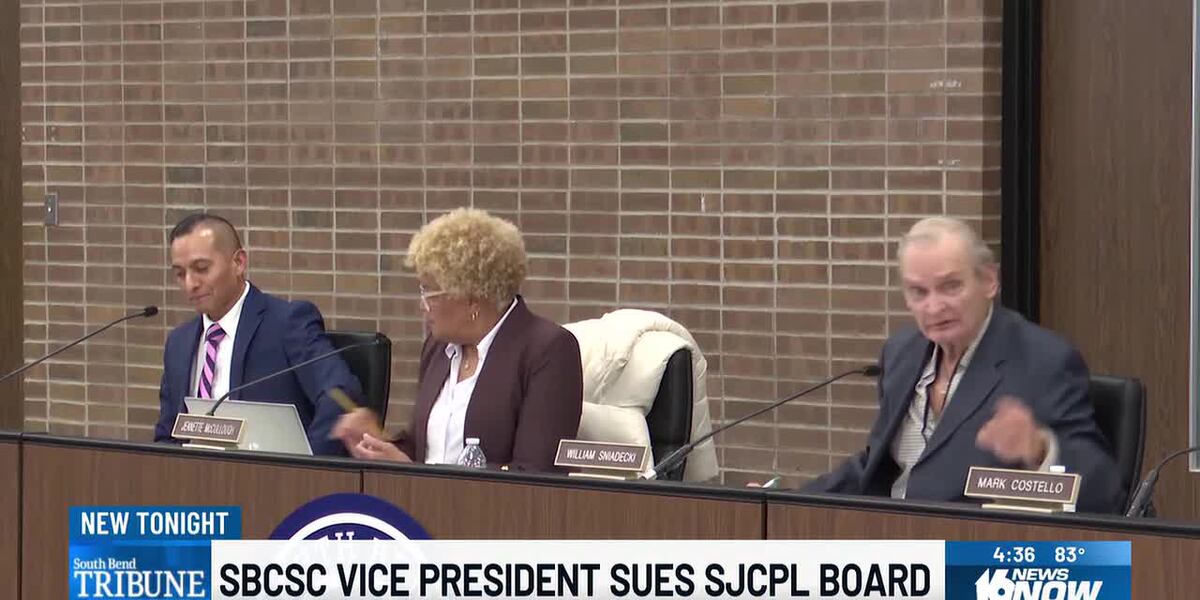 South Bend school board VP files lawsuit against St. Joseph County