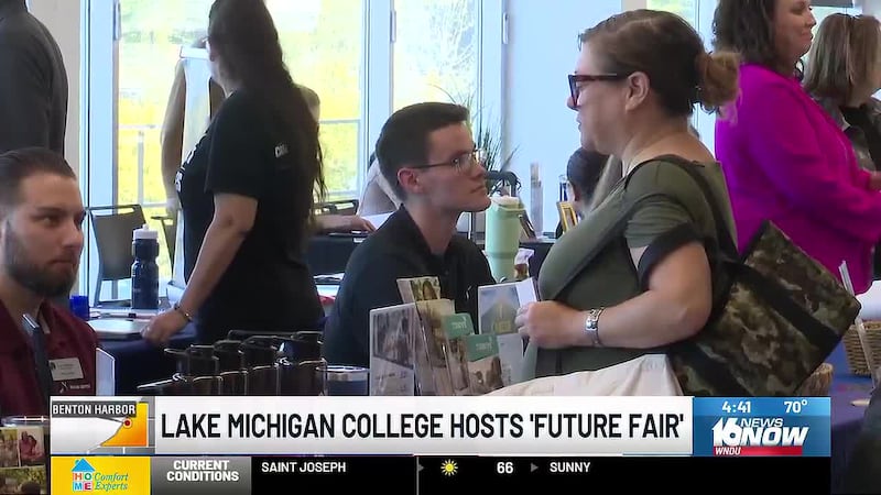 Job seekers and students were able to explore their next steps at Lake Michigan College’s...