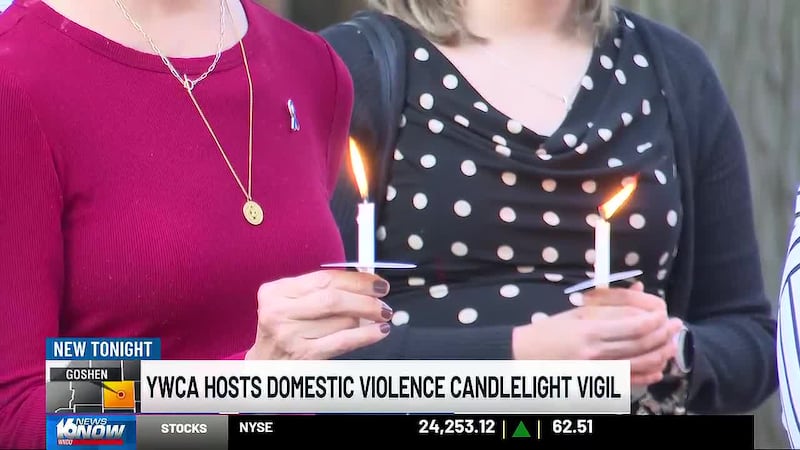 The YWCA and Goshen College hosted a candlelight vigil in honor of those who lost their lives...