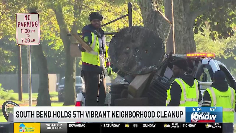 On Friday, Mayor James Mueller rolled up his sleeves with volunteers for a cleanup in South...