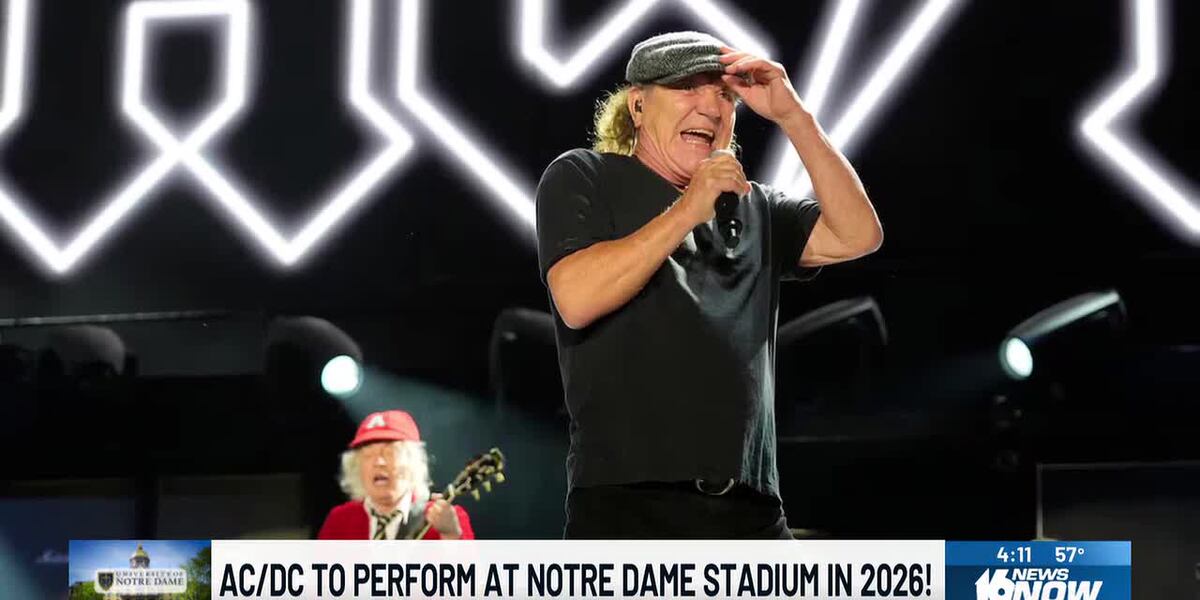 AC/DC to perform at Notre Dame Stadium