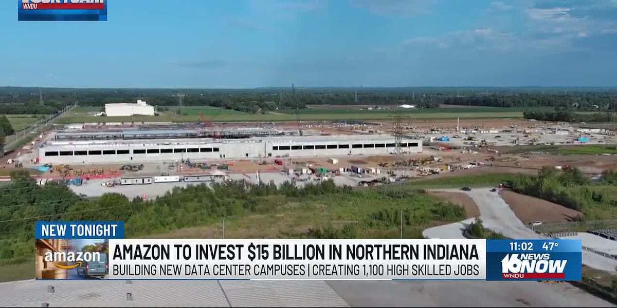 Amazon Indiana Amazon announces $15 billion investment in data center campuses in ...