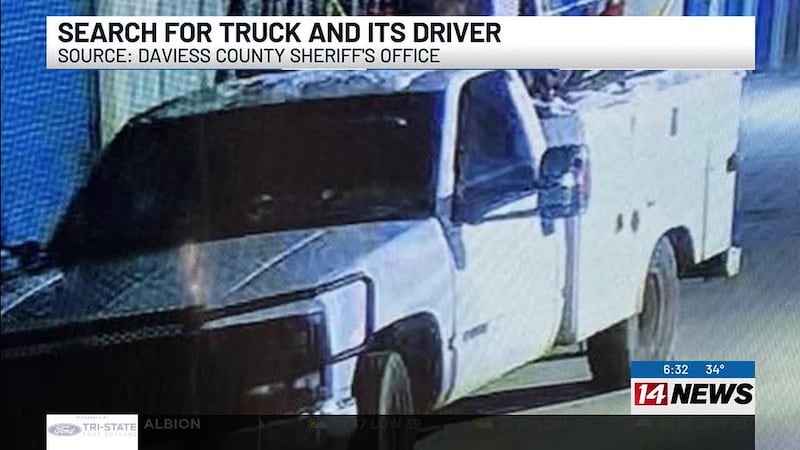 Authorities search for owner of truck involved in Owensboro Storage thefts